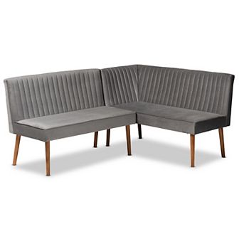 Baxton Studio Alvis Dining Nook 2 pc Set