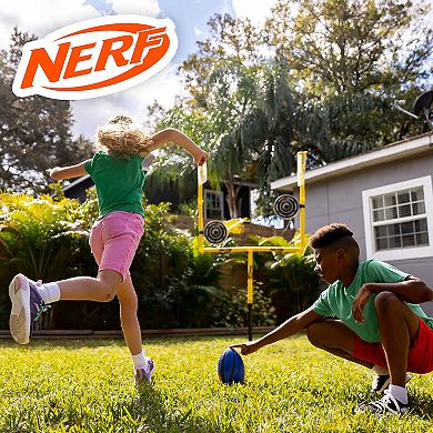 Nerf Punt and Pass Football Goal Post Set
