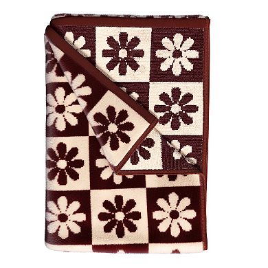 Madelinen Cotton Velour Retro Oversized Beach Towel