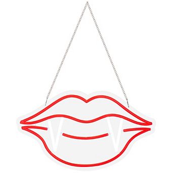 LED Vampire Mouth Hanging Wall Decor
