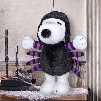Snoopy Fuzzy Spider Halloween Plush Floor Decor