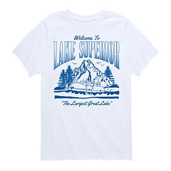 Boys 8-20 Peanuts Welcome To Lake Superior Snoopy Graphic Tee