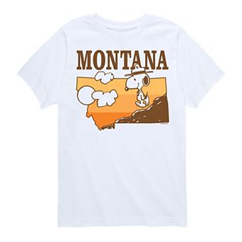 Boys 8-20 Peanuts Montana Snoopy Graphic Tee