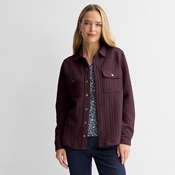 Women's Croft & Barrow® Shacket