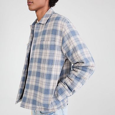 Juniors' Aeropostale Long Sleeve Plaid Shacket
