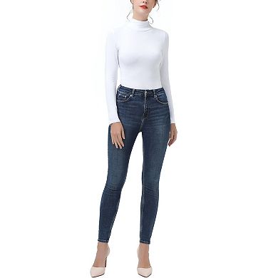 Women's Phistic Turtleneck Long Sleeve Bodysuit