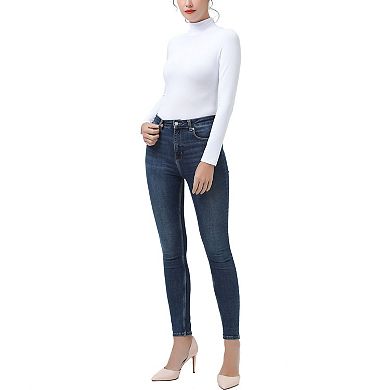 Women's Phistic Turtleneck Long Sleeve Bodysuit