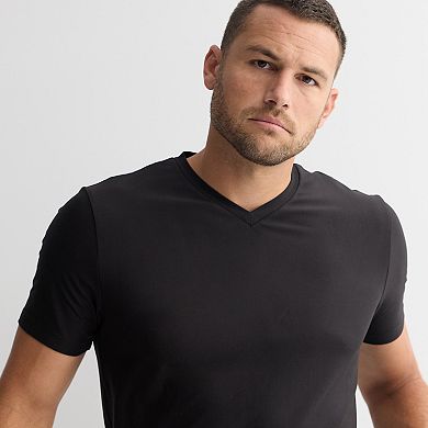 Men's FLX Wander V-Neck Curved Hem Tee