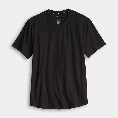 Men's FLX Wander V-Neck Curved Hem Tee