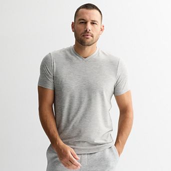 Men's FLX Wander V-Neck Curved Hem Tee
