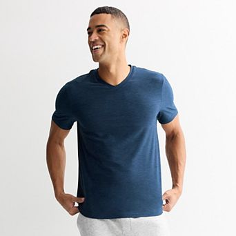 Men's FLX Wander V-Neck Curved Hem Tee