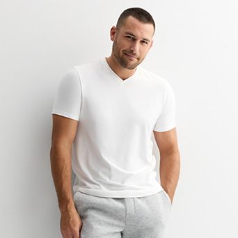 Men's FLX Wander V-Neck Curved Hem Tee