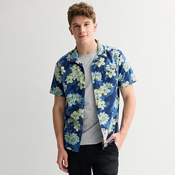 Men's REEF Printed Woven Top