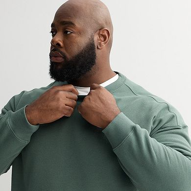 Big & Tall Tek Gear® Ultra Soft Fleece Crew Neck Pullover