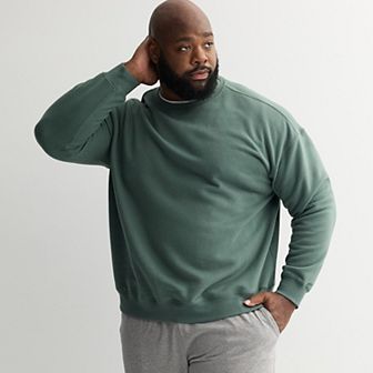 Big & Tall Tek Gear® Ultra Soft Fleece Crew Neck Pullover