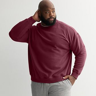 Big & Tall Tek Gear® Ultra Soft Fleece Crew Neck Pullover