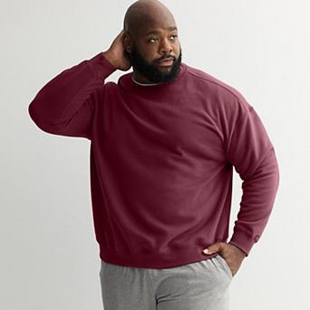 Big & Tall Tek Gear® Ultra Soft Fleece Crewneck Pullover