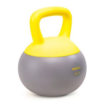 Soft Kettlebell 32lbs Filled With Iron Sand, Non-slip Handle Kettle Weight PRO-HL32L ProIron