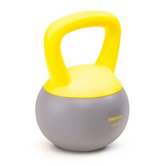 Soft Kettlebell 16lbs Filled With Iron Sand, Non-slip Handle Kettle Weight Proiron PRO-HL16L