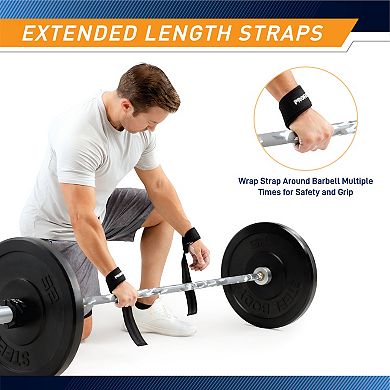 Weight Lifting Straps To Improve Grip (pair) Proiron Pro-zld01-1