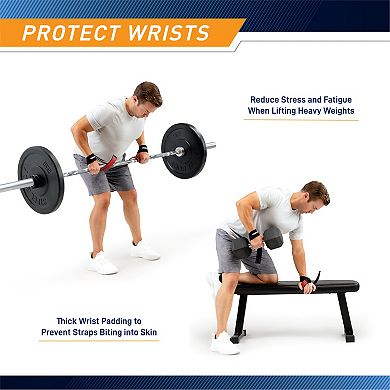 Weight Lifting Straps To Improve Grip (pair) Proiron Pro-zld01-1