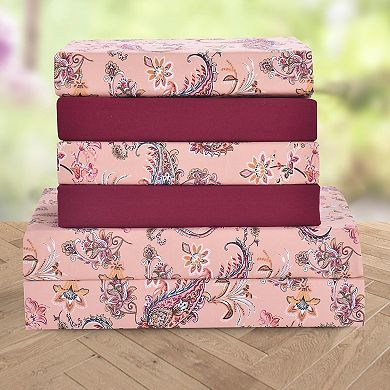 Elegant Comfort Luxury Soft Boho Paisley Bed Sheet Set