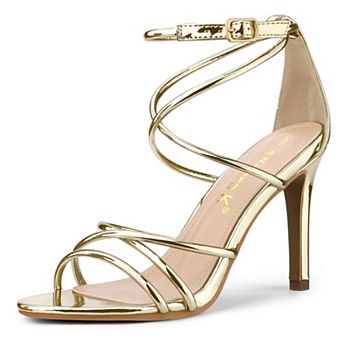Women's Open Toe Strappy Straps Stiletto Heel Sandals