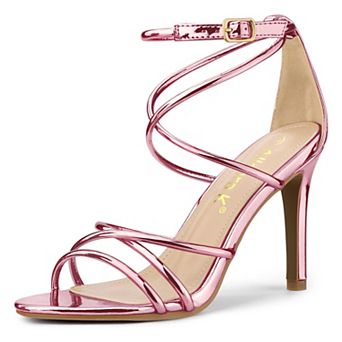 Women's Open Toe Strappy Straps Stiletto Heel Sandals