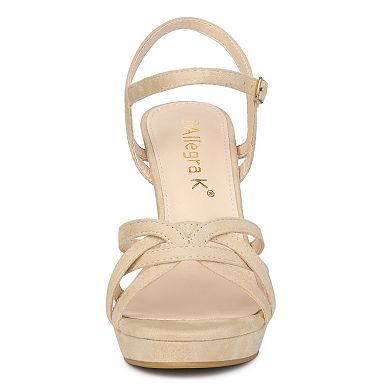 Women's Strappy Platform Heels Stiletto Heel Sandals