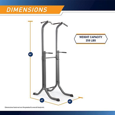 Marcy Power Tower Multi-functional Home Gym Dip Station Tc-5580