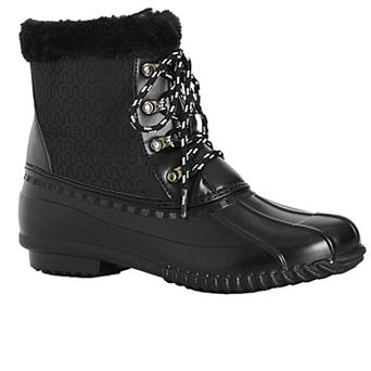 Avenue Women's Wide Width Ariah Cold Faux Fur Ankle Weather Boot