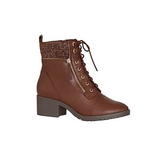 Avenue Women's Wide Width Rita Wide Width Brown Ankle Boot