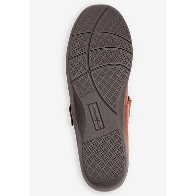 Comfortview Women's The Carla Mary Jane Flat