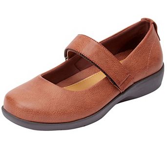 Comfortview Women's The Carla Mary Jane Flat