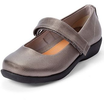 Comfortview Women's The Carla Mary Jane Flat