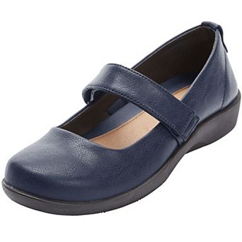 Comfortview Women's The Carla Mary Jane Flat