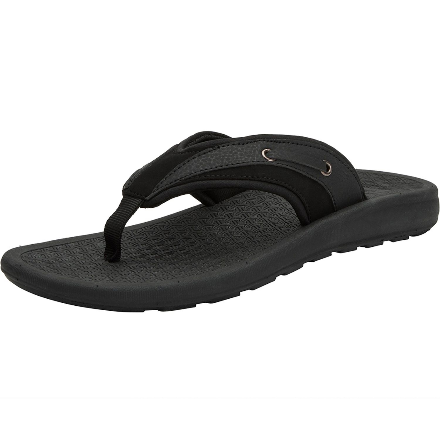Мужские сандалии KingSize Island Flip Flops, цвет: Чёрный — фото 1