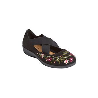 Comfortview Women's The Stacia Mary Jane Flat
