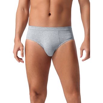 Men's Underwear Solid Color Elastic Waist Soft Comfortable Briefs