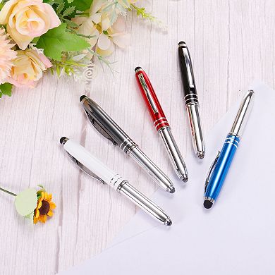 Ballpoint Pen, 3 in 1 Metal Pen Black Ink Medium Point Pen