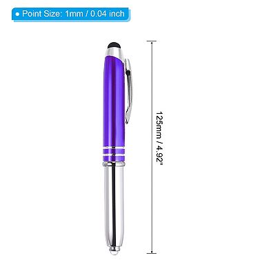 Ballpoint Pen, 3 in 1 Metal Pen Black Ink Medium Point Pen