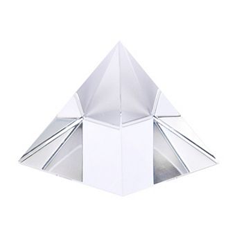 Paper Weights, Crystal Paperweight Glass Prism Heavy Clear Prism Glass Crystal