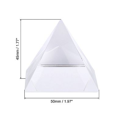 Paper Weights, Crystal Paperweight Glass Prism Heavy Clear Prism Glass Crystal