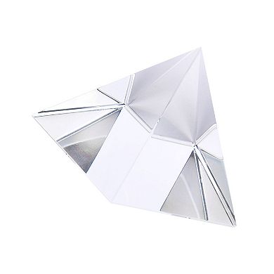 Paper Weights, Crystal Paperweight Glass Prism Heavy Clear Prism Glass Crystal