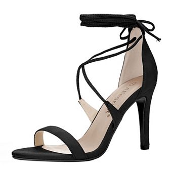 Women's Stiletto Heel Lace-up Sandals