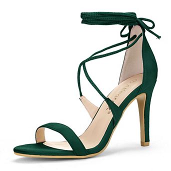 Women's Stiletto Heel Lace-up Sandals