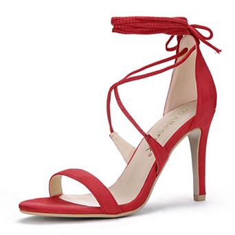Women's Stiletto Heel Lace-up Sandals