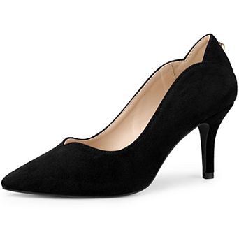Women's Pointed Toe Pull on Stiletto Heels Pumps