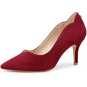 Women's Pointed Toe Pull on Stiletto Heels Pumps