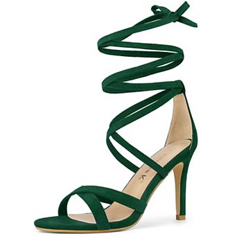 Women's Lace Up Heels Stiletto High Heel Sandals